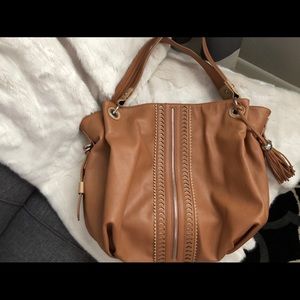 Jessica Simpson large hobo bag w/cheetah lining.